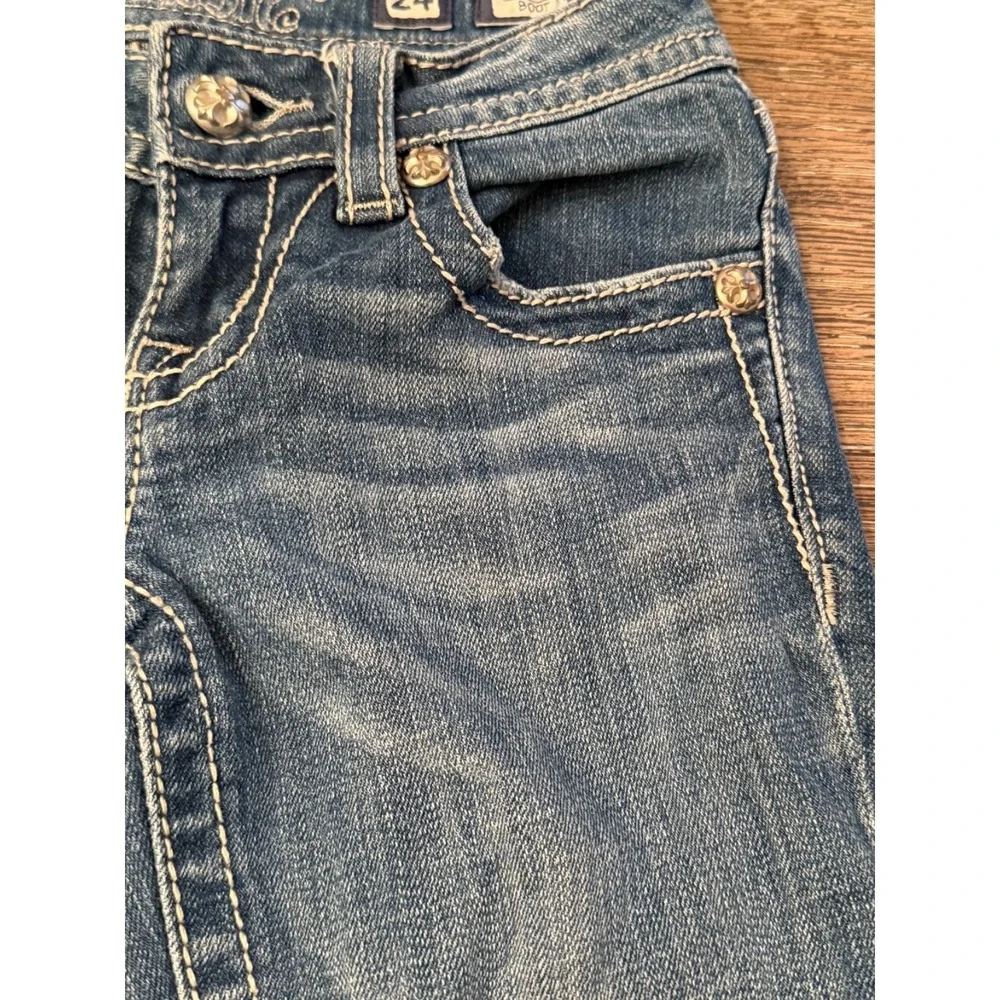 Miss Me Jeans Size 24 JE5445B2R Bootcut EXCELLENT CONDITION!! - Picture 3 of 16